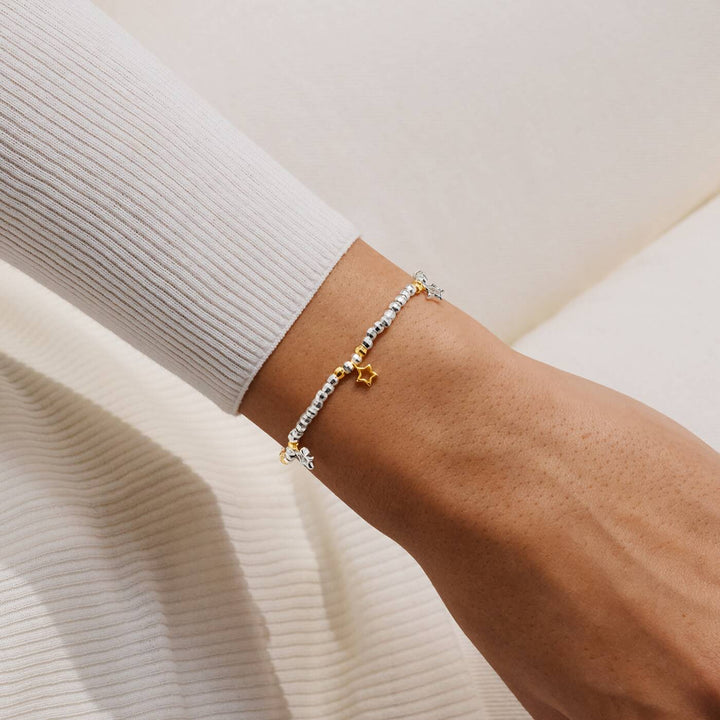 Joma Jewellery Sparkle Confetti A Little Proud Of You Silver & Gold Plated Bracelet