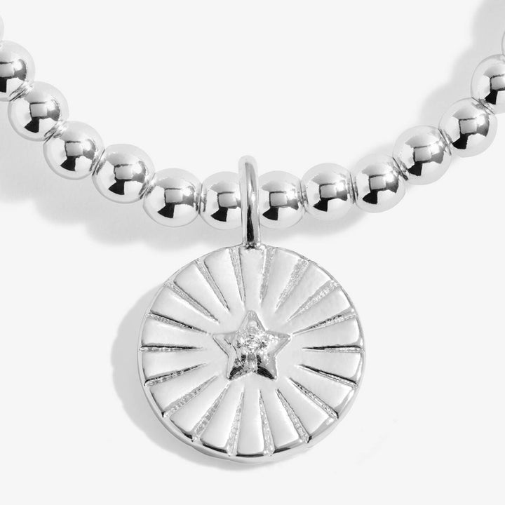 Joma Jewellery Christmas A Little Merry Christmas Teacher Silver Plated Bracelet