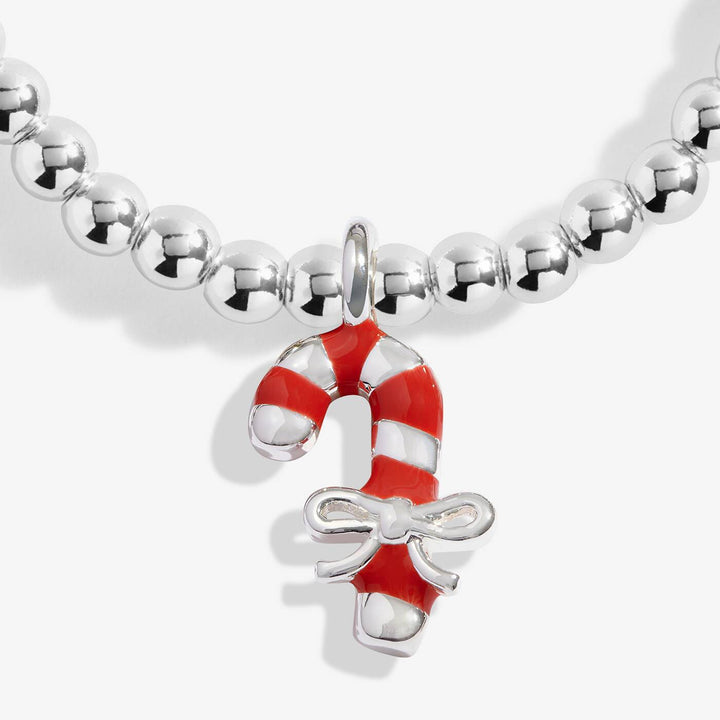 Joma Jewellery Kids' Christmas A Little You're On The Nice List Silver Plated Bracelet