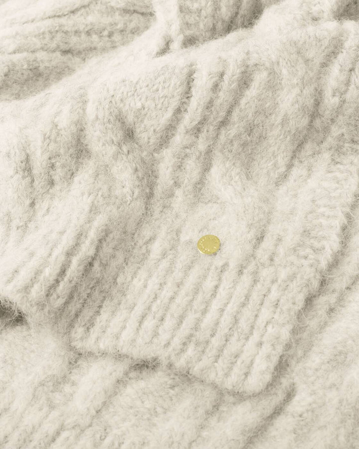 Katie Loxton Cable Knit Scarf Crème