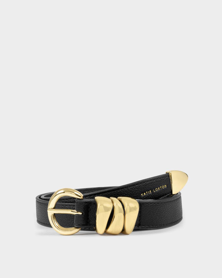 Katie Loxton Belt With Organic Loops Black S/M