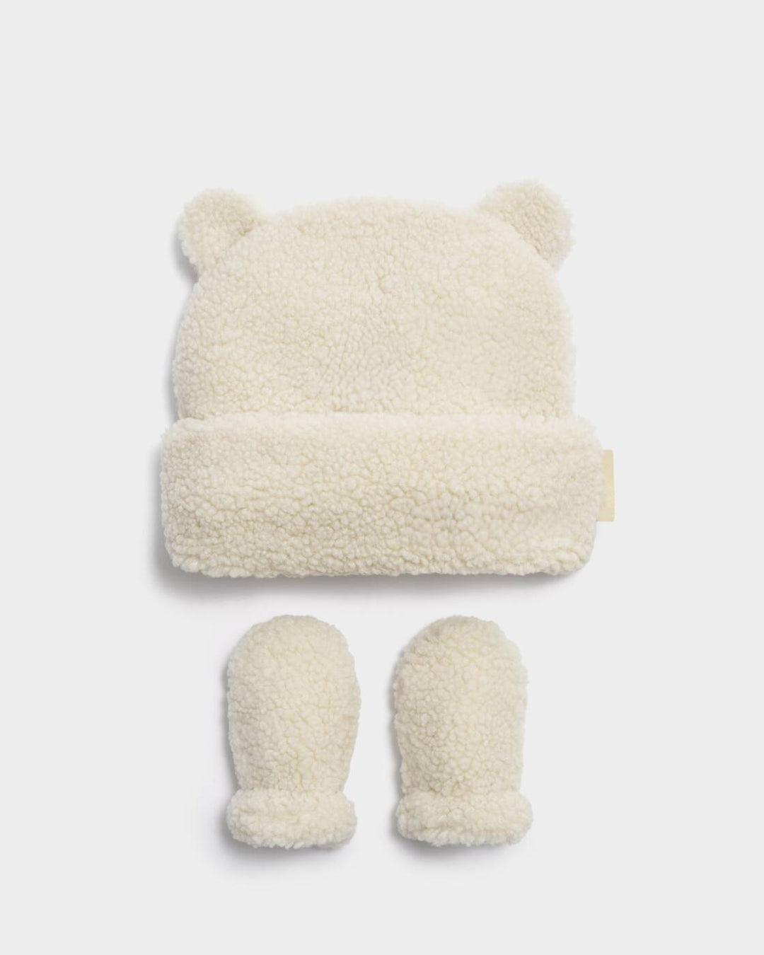 Katie Loxton Baby Borg Hat And Mittens Off White