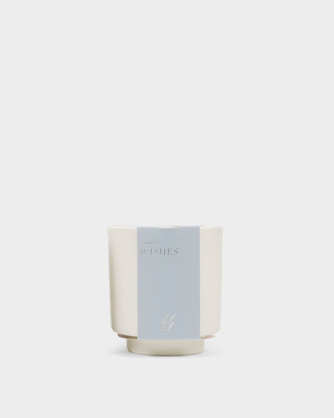 Katie Loxton Ceramic Sentiment Candle Winter Wishes Frosted Pine And Cedarwood
