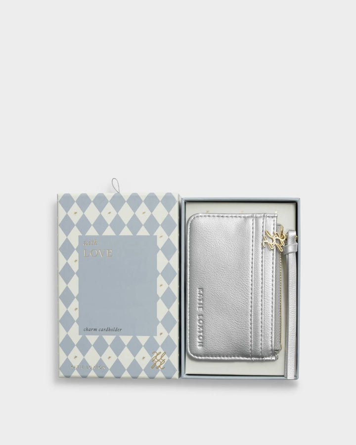 Katie Loxton Gift Boxed Coin & Cardholder Silver