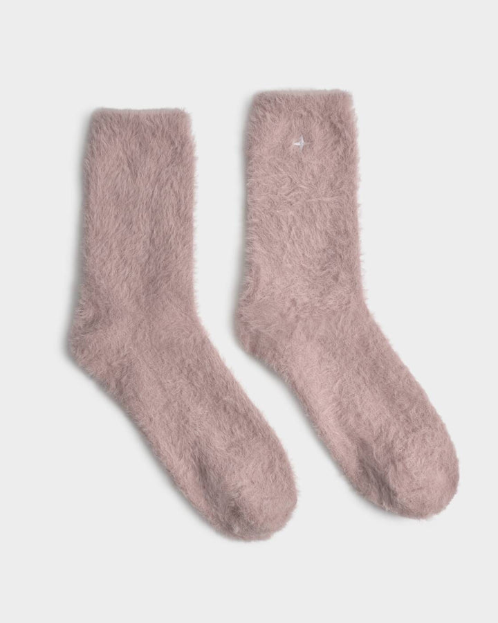 Katie Loxton Gift Boxed Fluffy Socks Star Pink One Size