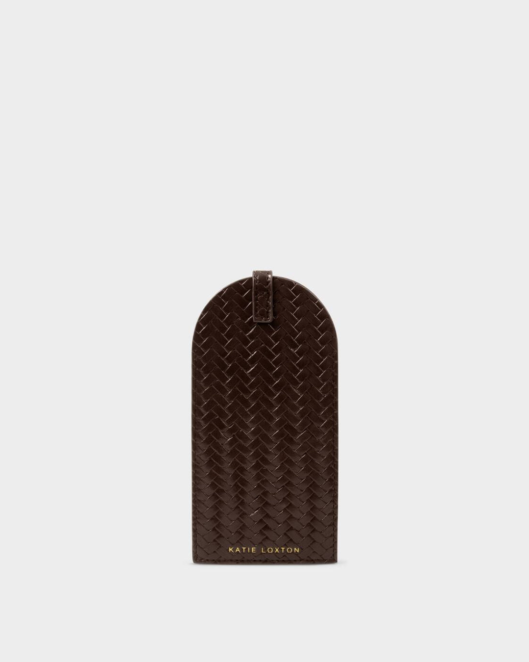 Katie Loxton Glasses Sleeve Chocolate Woven