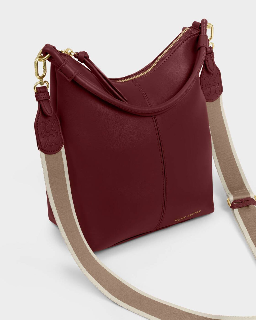 Katie Loxton Hallie Satchel Bag Cherry