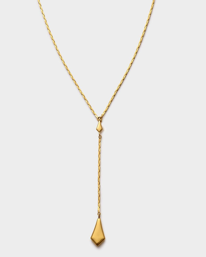 Katie Loxton Harlequin Lariat Gold Coated