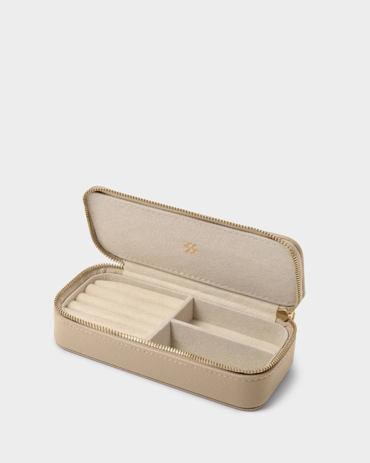 Katie Loxton Medium Jewellery Box Light Taupe