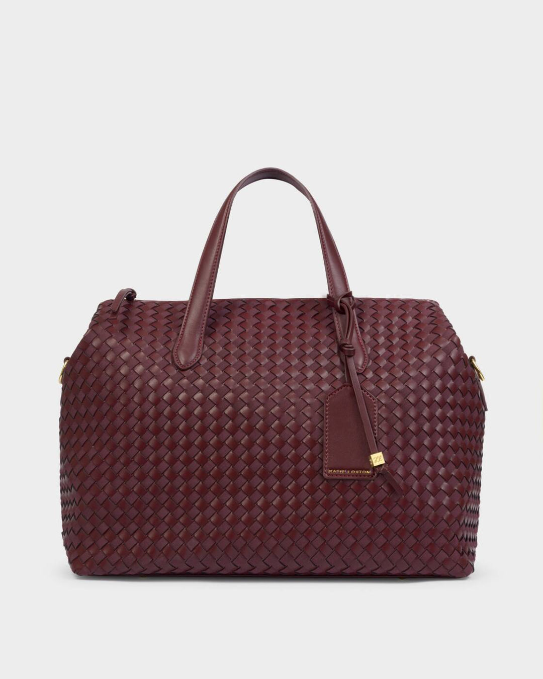 Katie Loxton Milan Hand Woven Cabin Bag Cherry Mixed