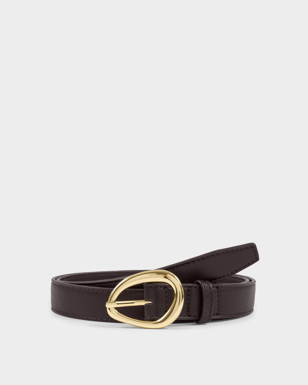 Katie Loxton Organic Buckle Belt Bitter Chocolate S/M