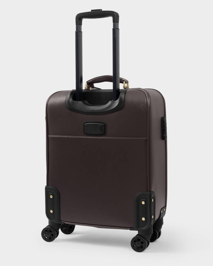Katie Loxton Oxford Cabin Suitcase Bitter Chocolate