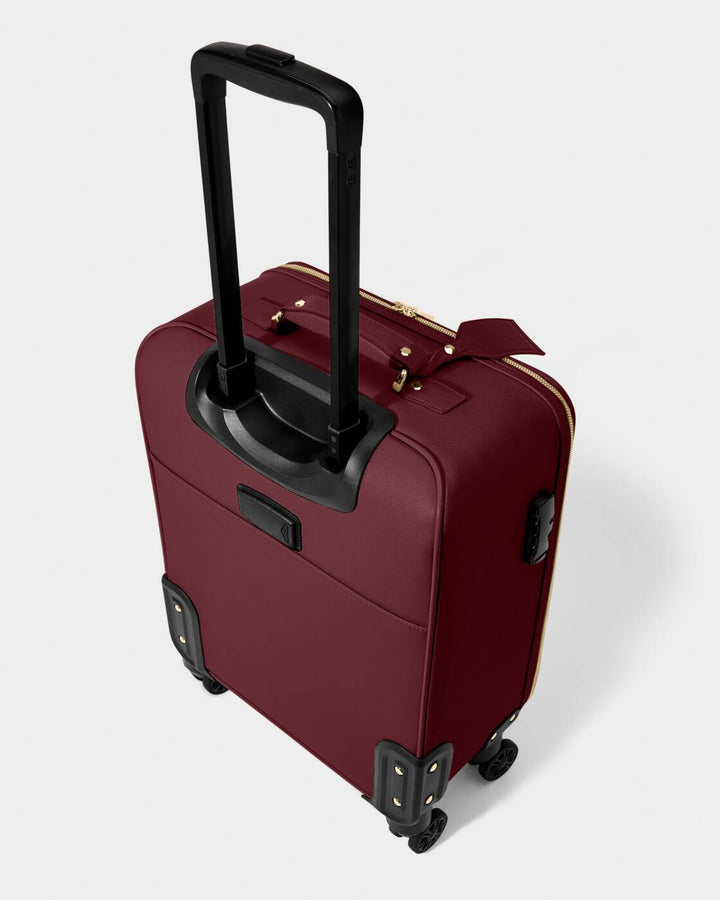 Katie Loxton Oxford Cabin Suitcase Cherry