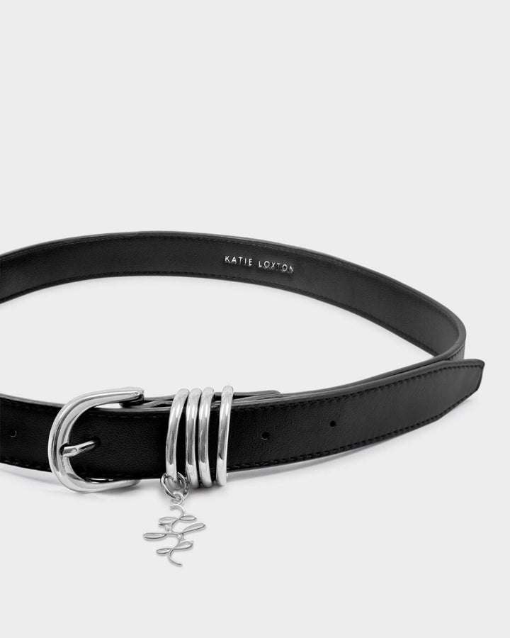 Katie Loxton Belt With Rings Black S/M