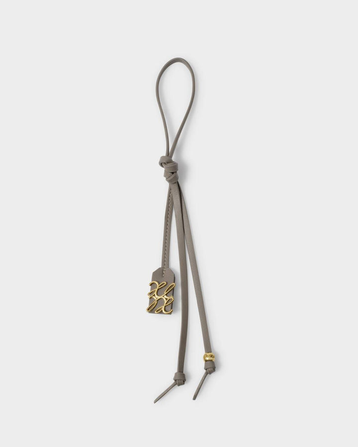 Katie Loxton Signature Bag Charm Silver Mink
