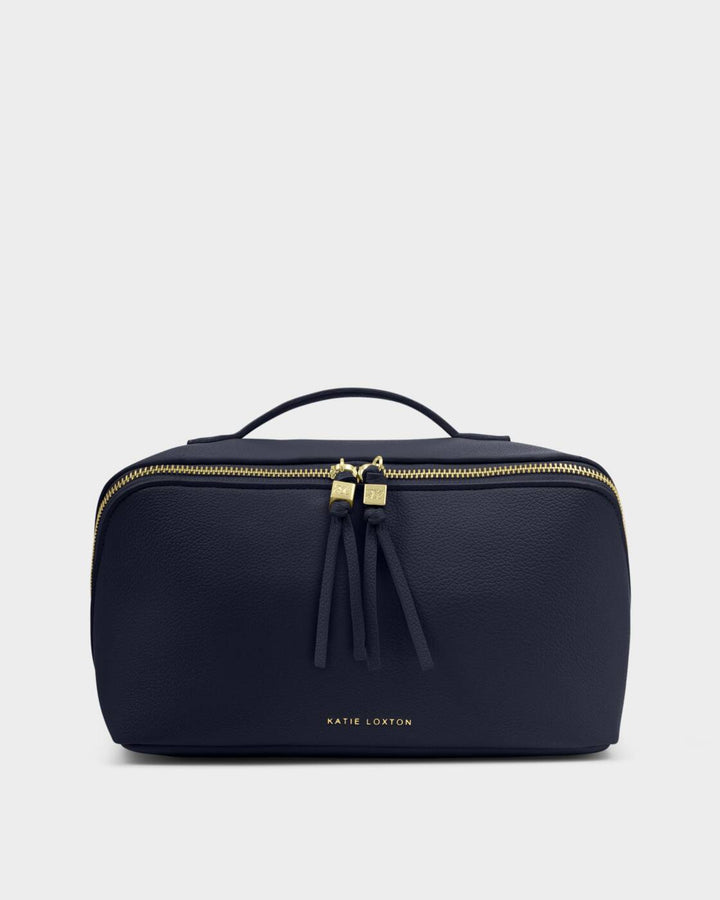 Katie Loxton Soho Medium Make Up Wash Bag Navy
