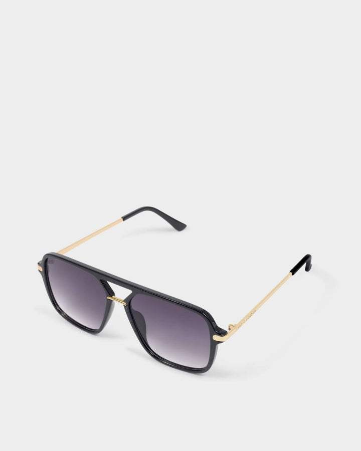 Katie Loxton St Moritz Aviator Sunglasses Black