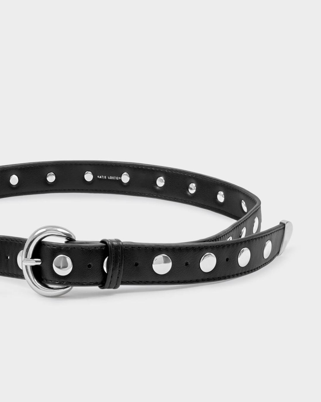 Katie Loxton Studded Buckle Belt Black S/M
