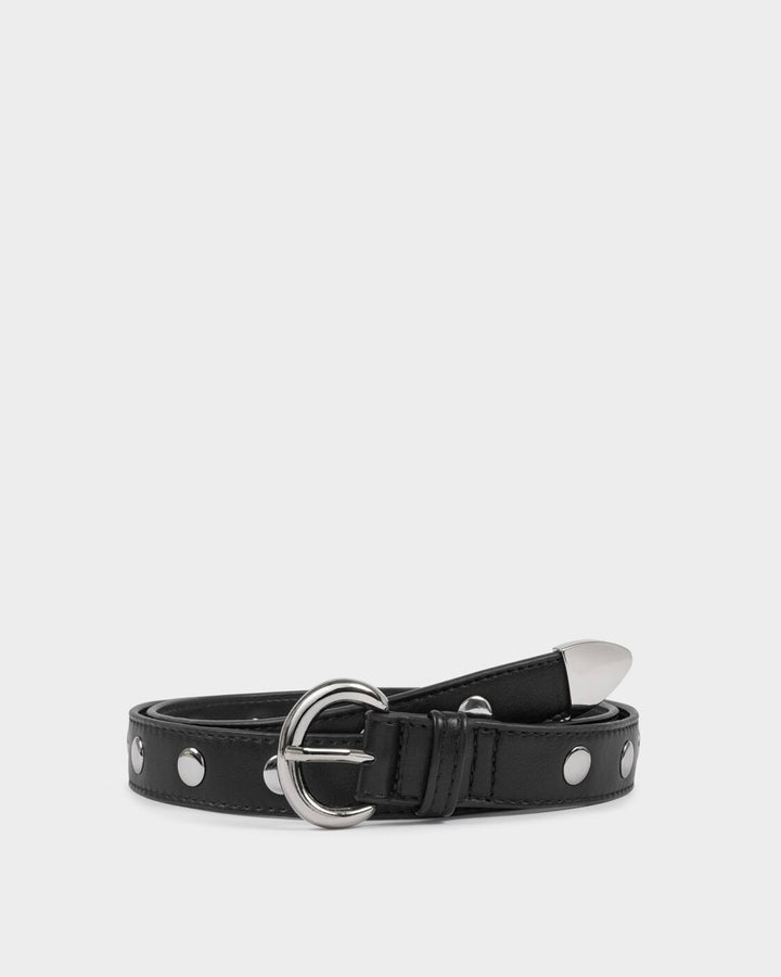 Katie Loxton Studded Buckle Belt Black S/M