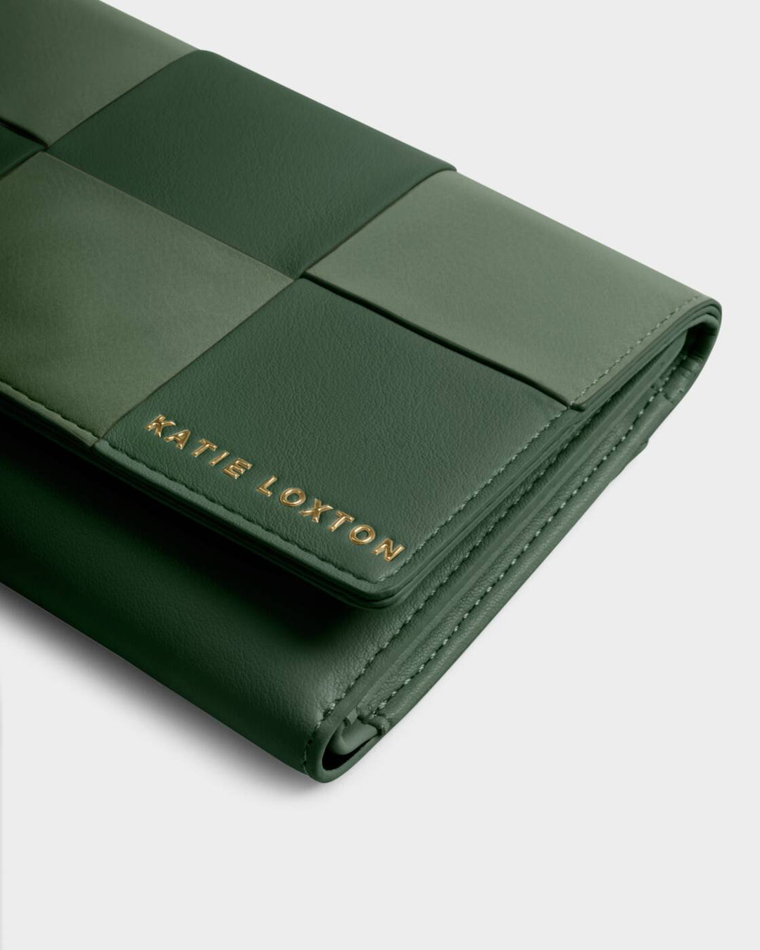 Katie Loxton Taya Woven Purse Forest Green