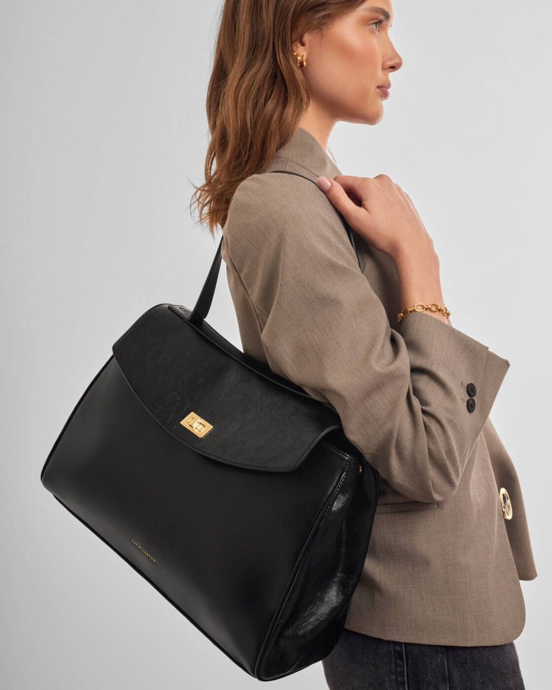 Katie Loxton Victoria Shoulder Bag Black