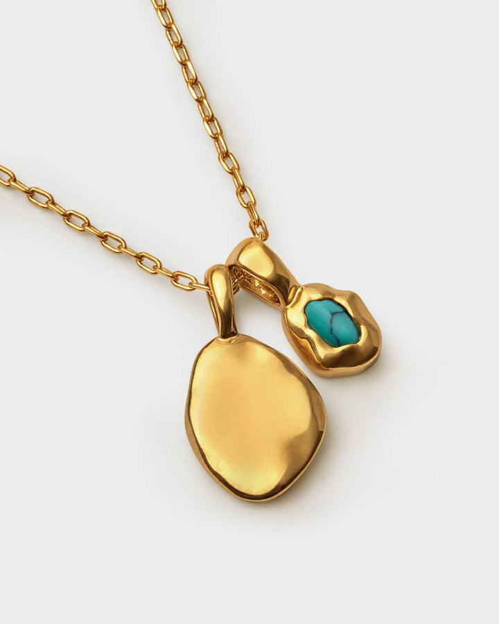 Katie Loxton Birthstone Necklace December Turquoise